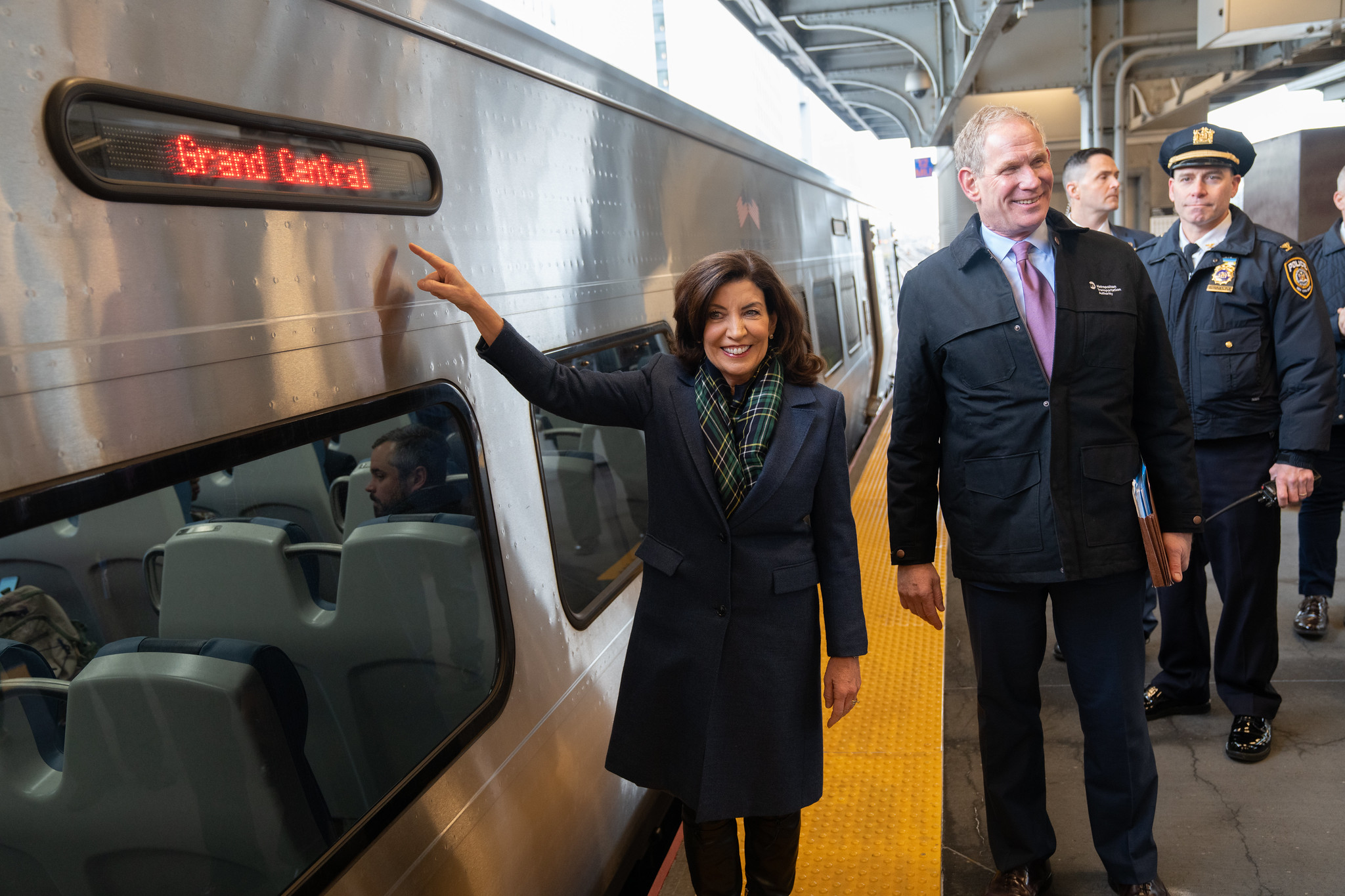 File:MTA Chair & CEO Janno Lieber rides a 7 train from Grand